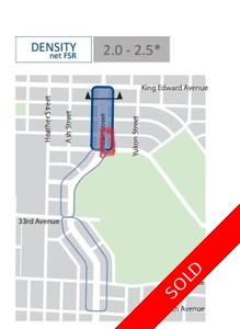 Vancouver Land Assemble For Development for sale: Cambie Corridor development project site 1 bedroom  (Listed 2017-08-07)